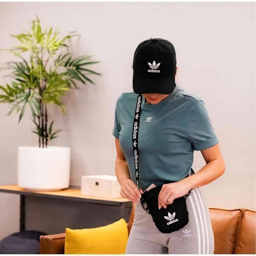 💖adidas Originals Festival Crossbody Sz Small Black Bag✨